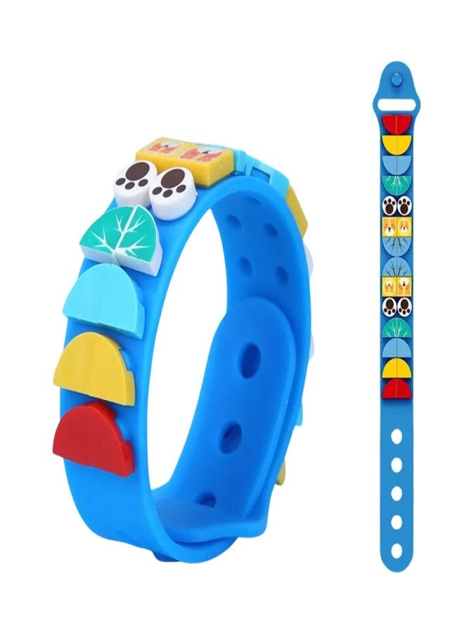 آرت بي أساور ArtBee DIY Dots للأطفال، أساور مكعبات البناء، مجموعة صنع الأساور الإبداعية، أساور الصداقة، أساور حرفية إبداعية للأطفال من الجنسين والمراهقين، هدايا أعياد الميلاد (أزرق) - Image 1